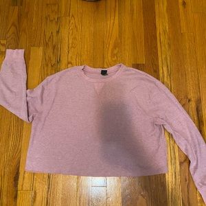 wild fable cropped waffle shirt